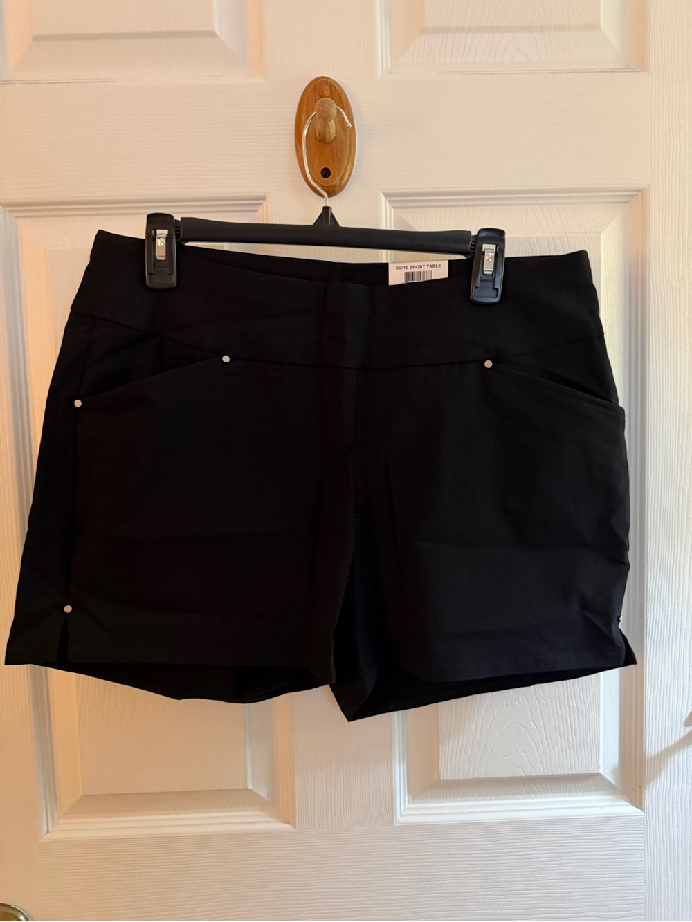 INC International Concepts (2) Pairs Black & Navy Stretch Shorts